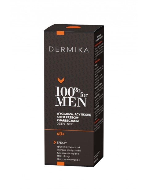 DERMIKA FOR MEN Krem przeciw zmarszczkom wygładzający 40+ 50 ml