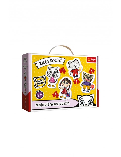 Puzzle Trefl Baby Classic - Wesoła Kicia Kocia 2+