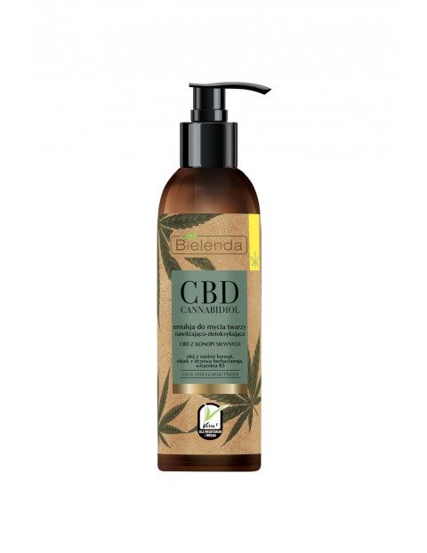 CBD Cannabidiol Emulsja do mycia twarzy CBD z konopi siewnych - c. mieszana, tłusta Bielenda - 150ml