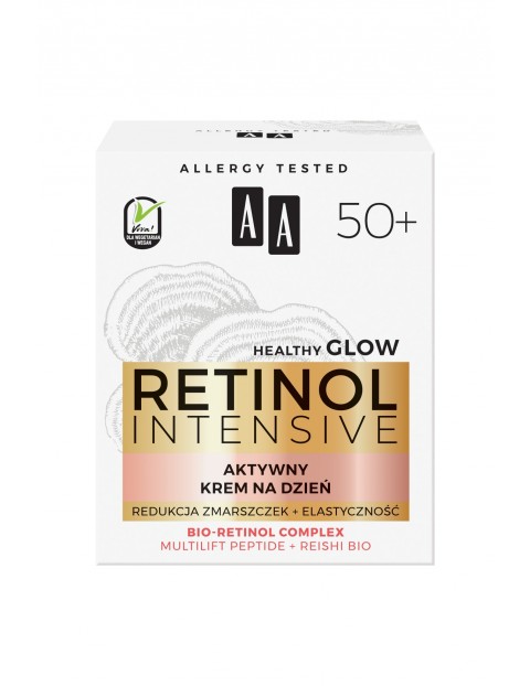 AA Retinol Intensive 50+ aktywny krem na dzień redukcja zmarszczek+elastyczność 50 ml