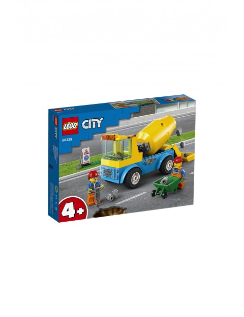 LEGO City 60325 Ciężarówka z betoniarką wiek 4+