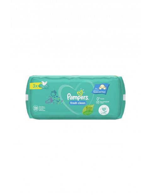 Pampers Fresh Clean Chusteczki 3 opakowania = 156 chusteczek