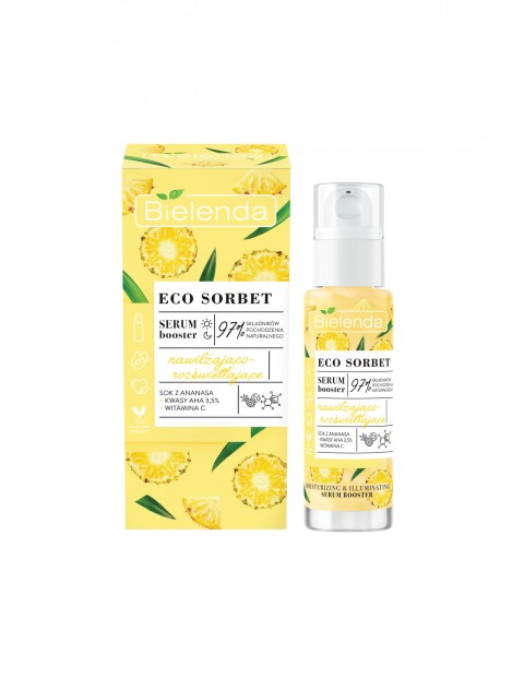 ECO SORBET Ananas - serum booster - nawilżająco-rozświetlające 30 ml