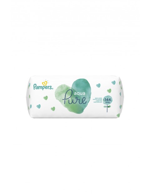 Pampers Aqua Pure Chusteczki nawilżane dla niemowląt 3x48szt