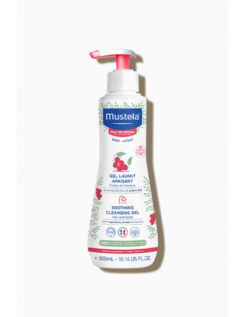 Mustela Łagodzący żel do mycia 300ml