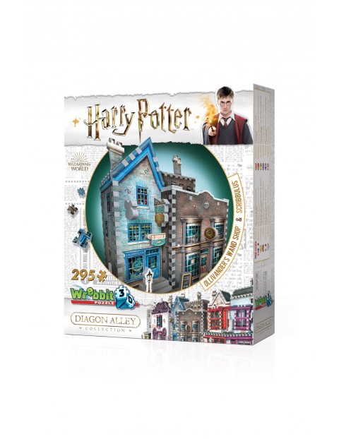 Wrebbit 3D puzzle Harry Potter Ollivander's Wand Shop & Scribbulus 295 el