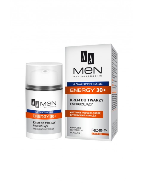 AA Men Advanced Care Energy 30+ Krem do twarzy energizujący 50 ml