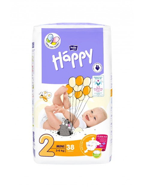 PIELUCHY HAPPY średnia  BBH MINI 3-6 kg 38 szt.