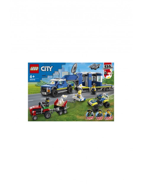 LEGO City 60315 Mobilne centrum dowodzenia policji wiek 6+