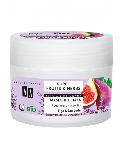   AA Super Fruits&Herbs masło do ciała figa&lawenda 200 ml