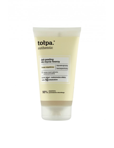 Tołpa authentic Żel-peeling do mycia twarzy 150 ml