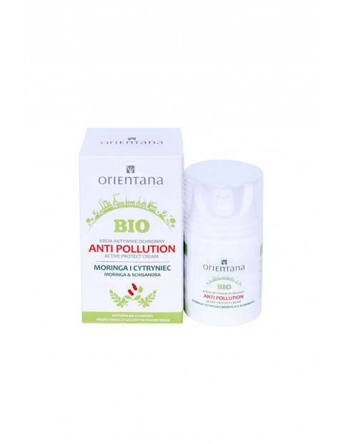 Orientana Naturalny krem antysmogowy MORINGA I CYTRYNIEC 50ml