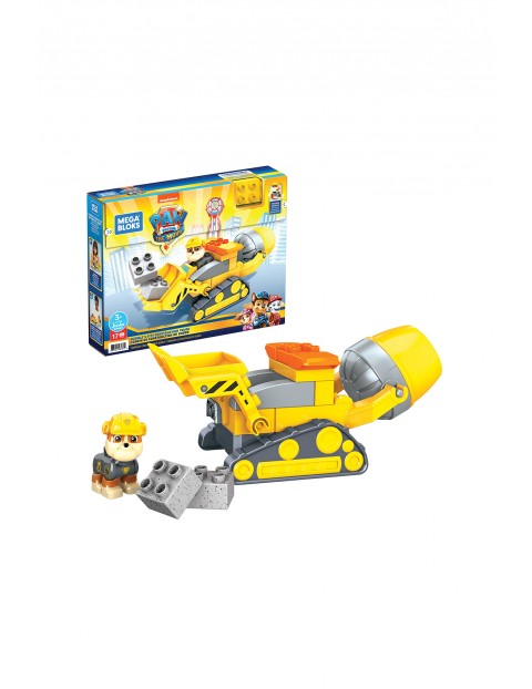 Mega Bloks Psi Patrol Spycharko-betoniarka Rubble’a wiek 3+