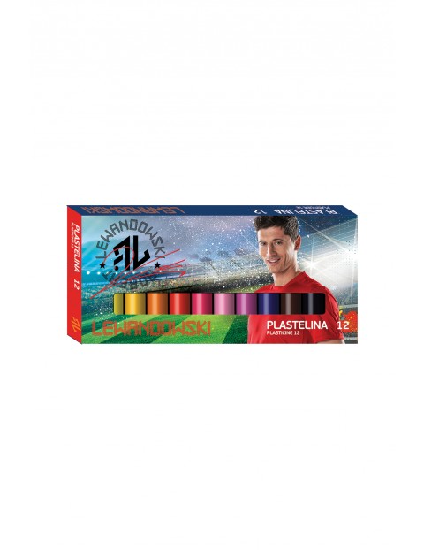 Plastelina dla dzieci 12 kolorów ROBERT LEWANDOWSKI 