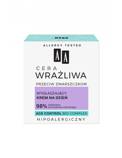 AA Cera wrażliwa przeciw zmarszczkom wygładzający krem na dzień - bezzapachowy 50 ml