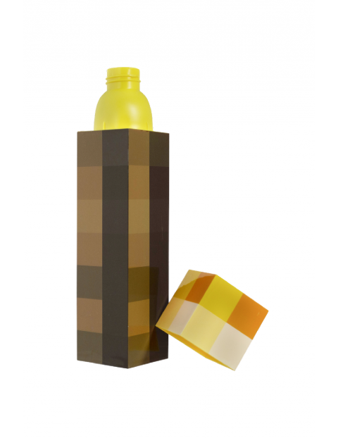 Duża butelka do picia Minecraft - pochodnia 650 ml