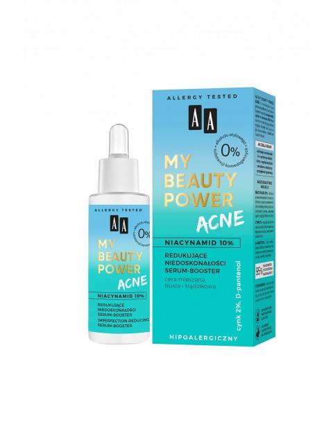 AA My Beauty Power Acne redukujące niedoskonałości serum-booster 30 ml