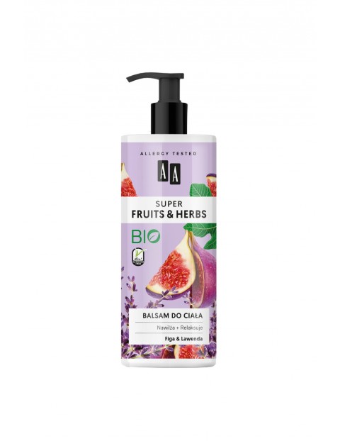 AA Super Fruits&Herbs balsam do ciała figa&lawenda 500 ml