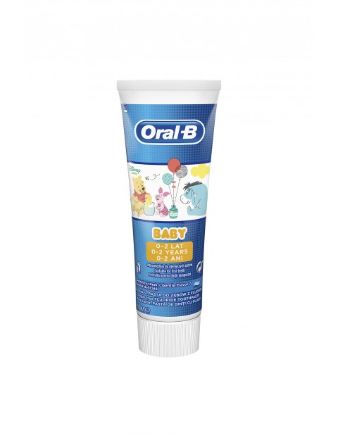 Oral-B Baby „Kubuś Puchatek” Pasta do zębów 75 ml, wiek 0-2 lat