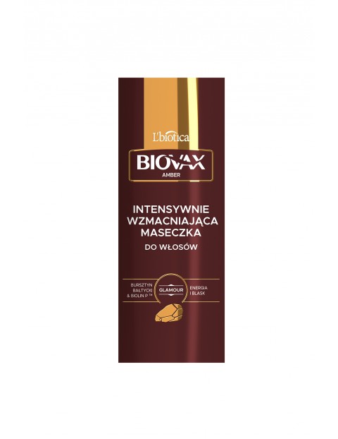 Biovax Glamour Amber maseczka intensywnie wzmacniająca Bursztyn bałtycki i Biolin 150 ml