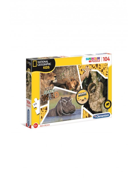 Puzzle  National Geographic Poszukiwacze przygód - 104 elementy wiek 6+