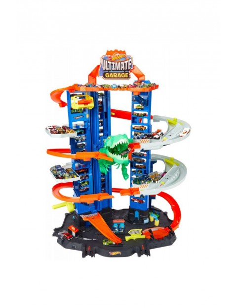 Hot Wheels City Mega Garaż T-Rexa wiek 4+