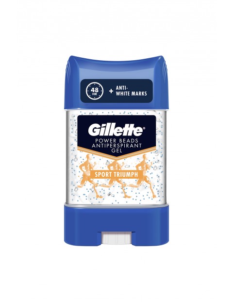 Gillette Sport Triumph Przezroczysty żel z granulkami antyperspirant Power Beads 75ml