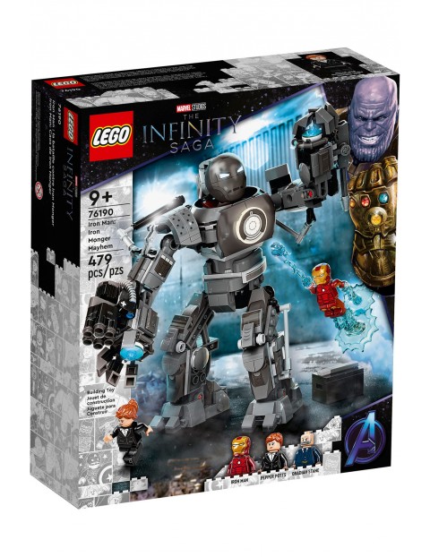 LEGO® Marvel Iron Man 76190 - 479 elementy, wiek 9+