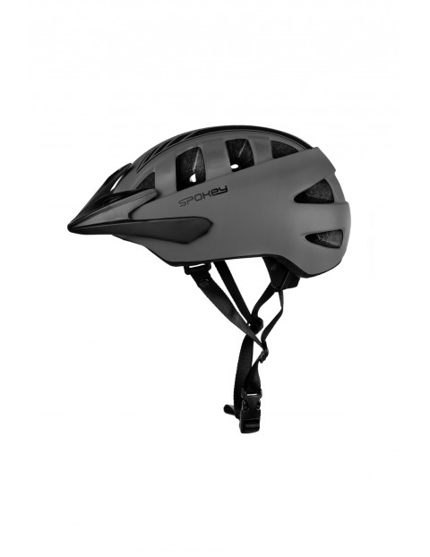 Kask rowerowy SPEED SPOKEY - szary rozmiar 58-61cm