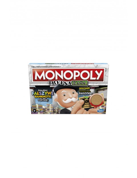 HASBRO Monopoly Trefna kasa Gra strategiczna 8+