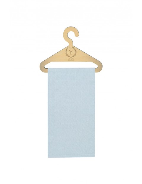 Otulacz muślinowy organic cotton LIGHT BLUE - 80x80