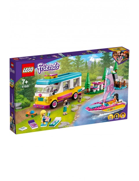 LEGO® Friends Leśny mikrobus kempingowy i żaglówka 41681 - 487 el wiek 7+