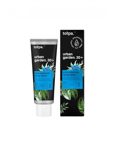 tołpa urban garden. 30+ krem witalność nocny detox, NOC 40 ml