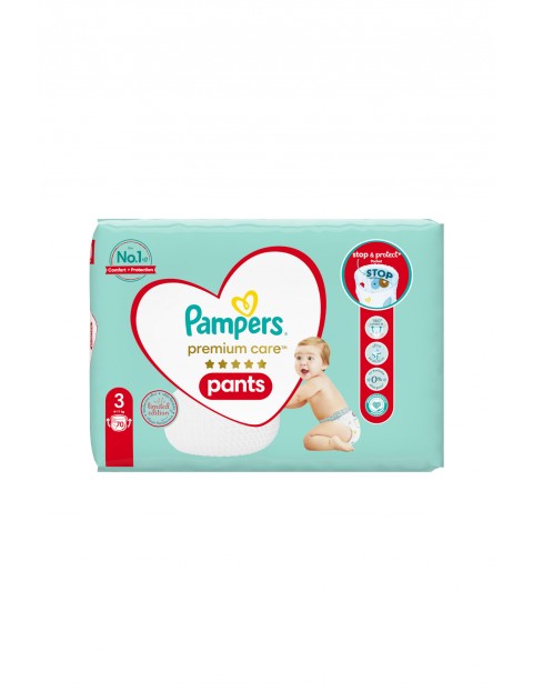 Pampers Premium Care Pants rozm 3, 70 szt pieluchomajtek