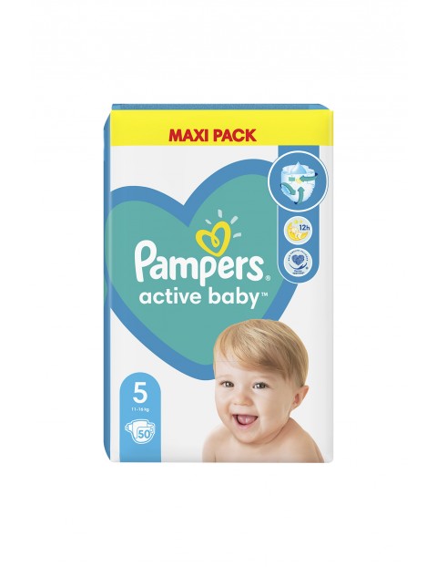 Pampers Active Baby, rozmiar 5, 50 szt, 11-16kg