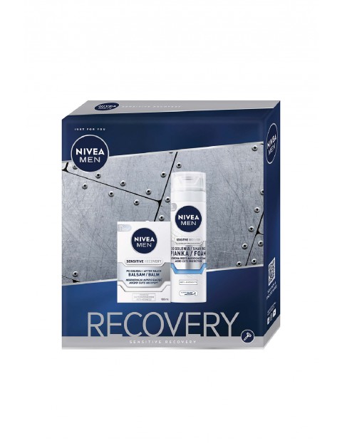 Zestaw kosmetyków NIVEA MEN Sensitive Recovery (pianka do golenia 200ml + balsam po goleniu 100ml)