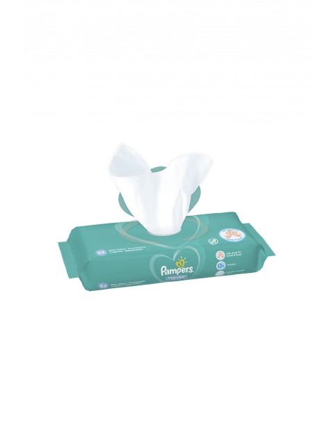 Pampers Fresh Clean Chusteczki nawilżane dla niemowląt 52szt