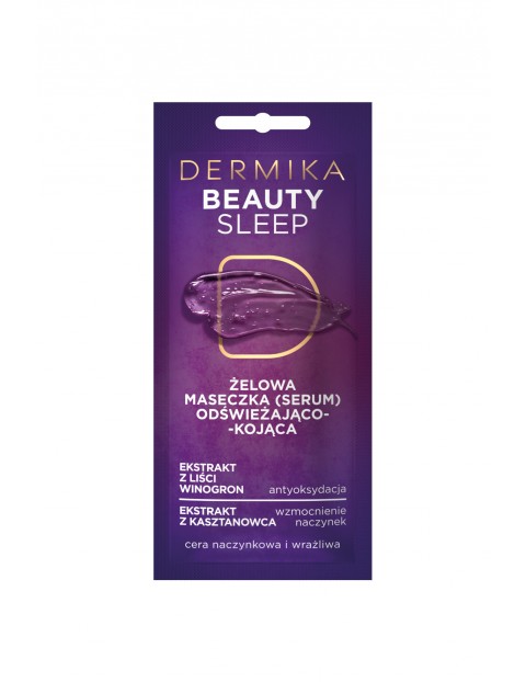 DERMIKA Maseczka saszetka Beauty Sleep - odświeżająco-kojąca 10ml