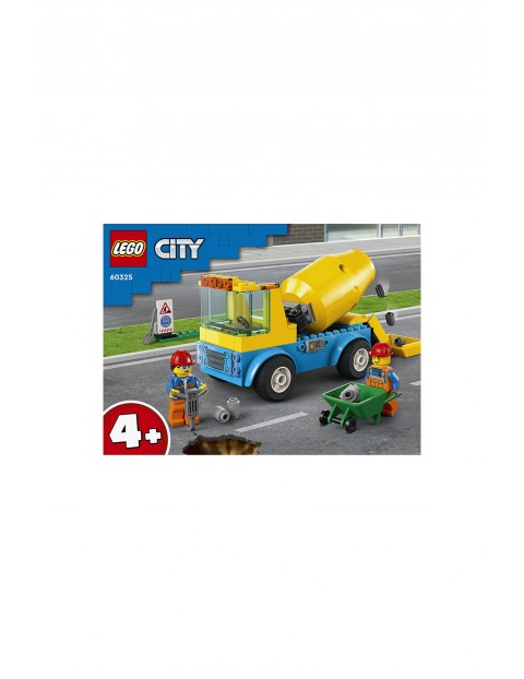 LEGO City 60325 Ciężarówka z betoniarką wiek 4+