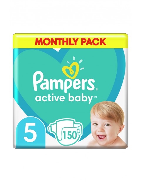 Pampers Active Baby, rozmiar 5, 150 szt, 11-16kg