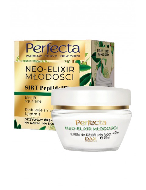 Perfecta Neo-Elixir Młodości, odżywczy krem do twarzy na dzień i na noc 40+, 50 ml