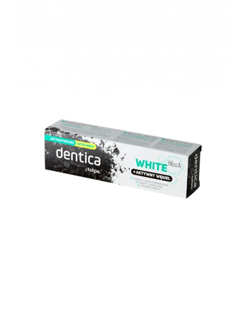 Dentica by tołpa pasta do zębów z aktywnym węglem - black white 75 ml 