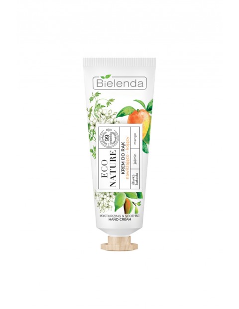 ECO NATURE - Śliwka kakadu + Jaśmin + Mango -  krem do rąk nawilżająco-kojący - 50 ml