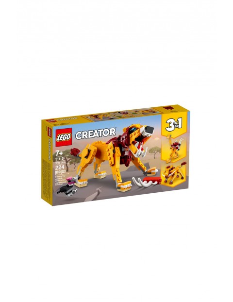 LEGO®  Creator 3w1 - Dziki lew wiek 7+