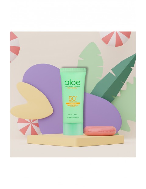 Holika Holika Aloe Soothing Essence Face & Body Waterproof Sun Gel SPF50+ żel przeciwsłoneczny do twarzy i ciała - 100ml