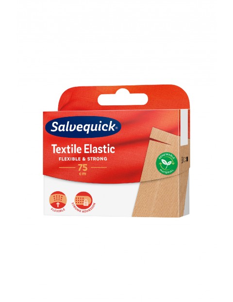 Salvequick Textile Elastic plastry do cięcia 75 cm