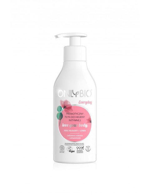 OnlyBio EVERYDAY, prebiotyczny płyn do higieny intymnej, 250 ml