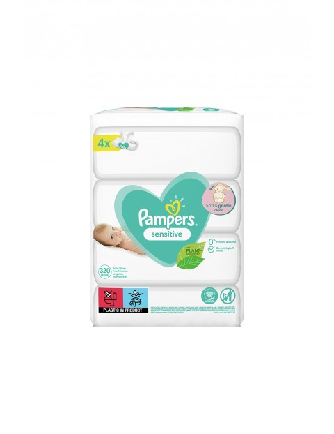 Pampers Sensitive Chusteczki 4x80szt