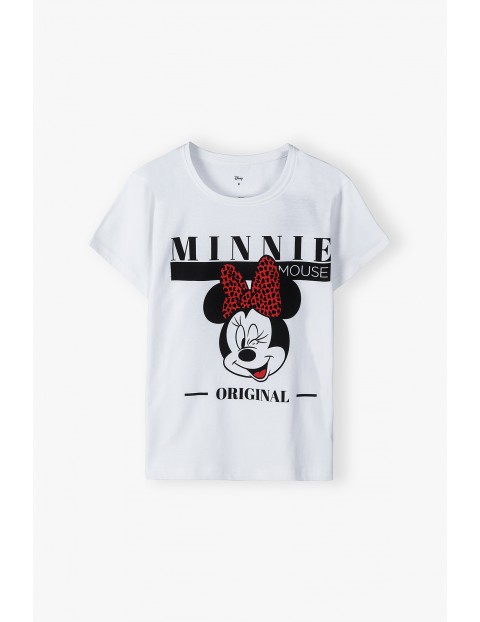 Bawełniany t-shirt damski z Myszką Mickey 