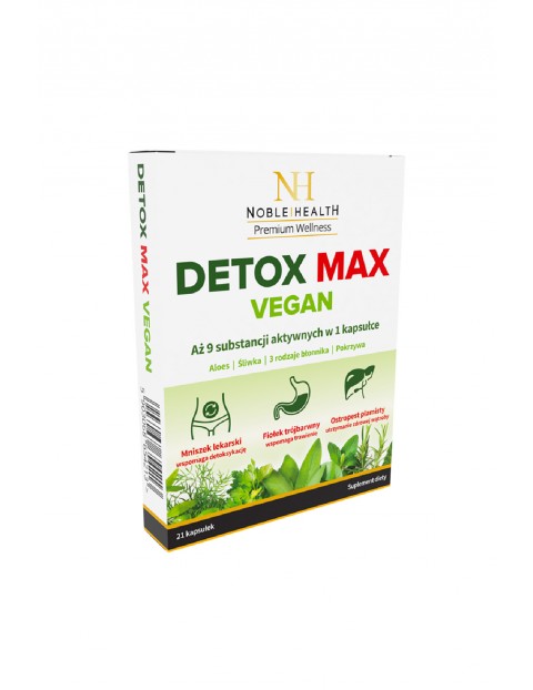 Detox Max Vegan 21 kapsułek